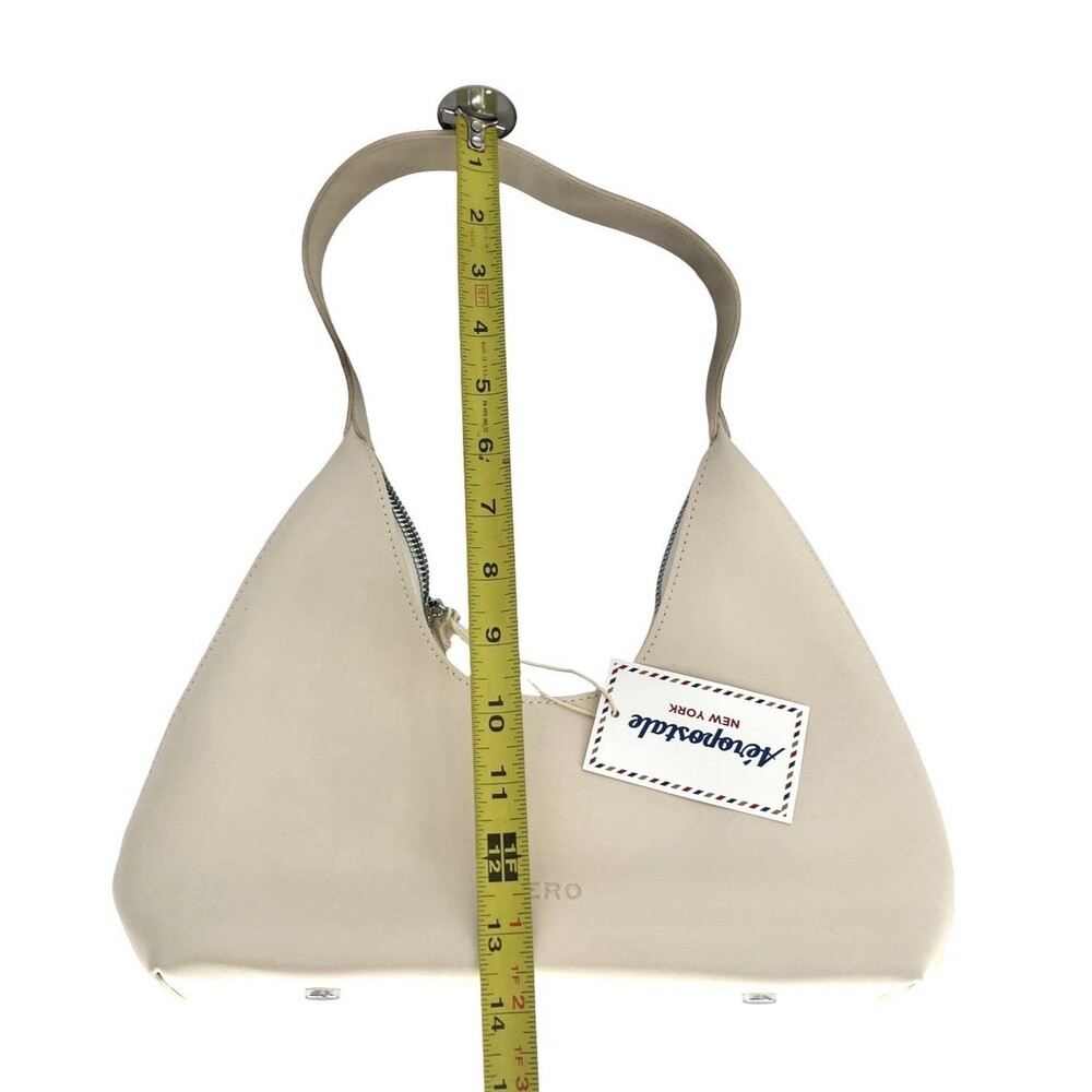 Aeropostale Bone Mini Hobo Shoulder Bag Purse Y2K Minimalist NWT - Picture 8 of 8